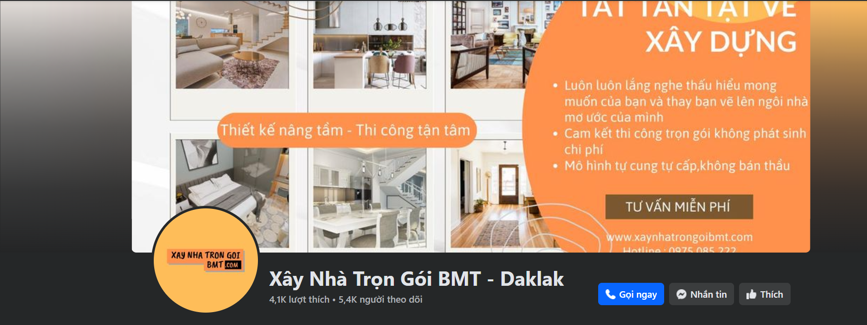 xây nhà trọn gói bmt